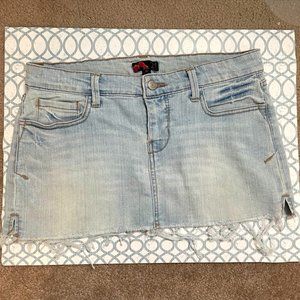 Forever 21 Juniors Jean Mini Skirt Size M